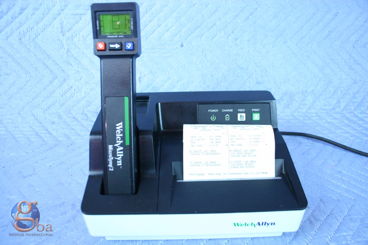 Welch Allyn MicroTymp 2 Tympanogram Tympanometer Printer Charger 71170