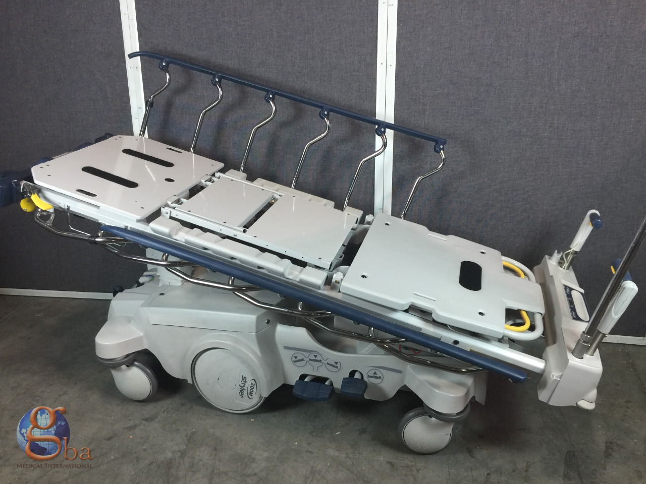 Stryker Big Wheel 1025 Glideaway Stretcher Gurney w Scale ZOOM NEW