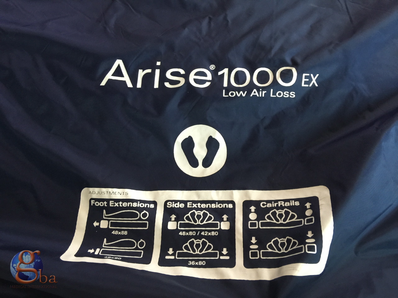 Joerns Stryker Bariatric Hospital Bed BARI10A Arise 1000EX Low Air Loss