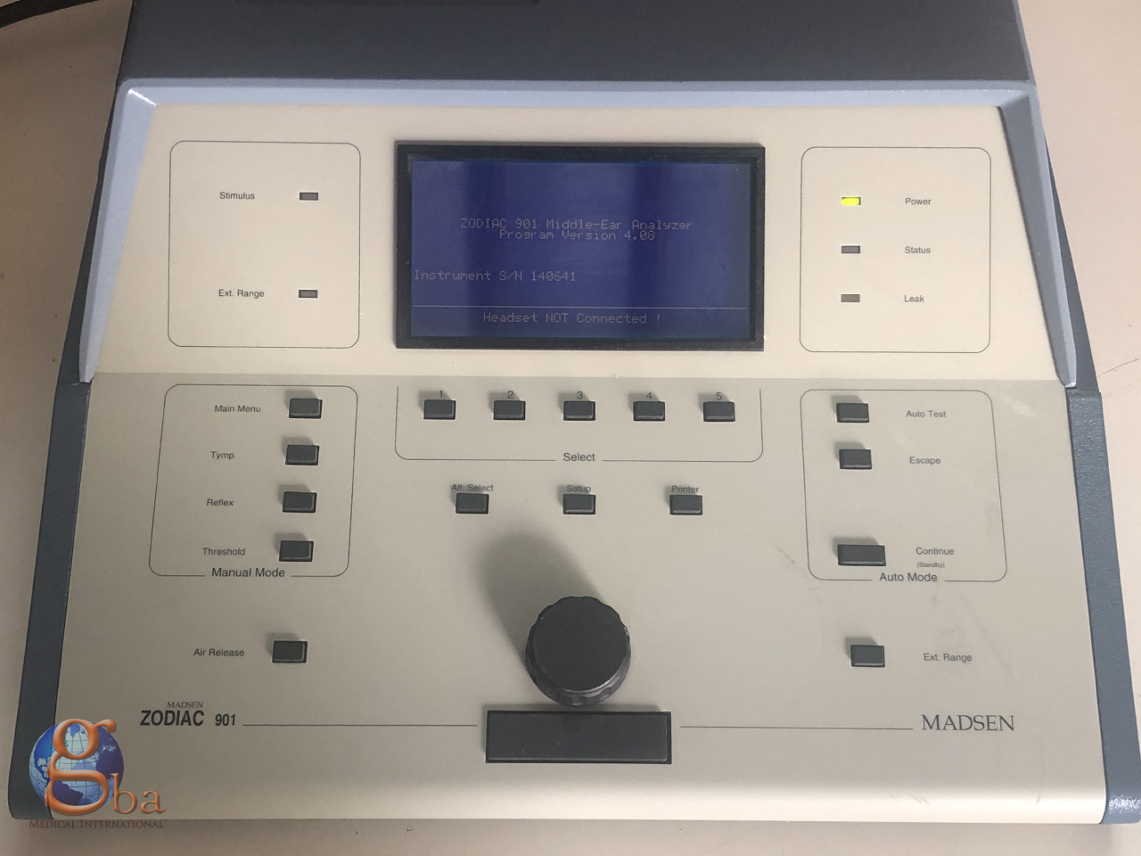 Otometrics Natus Madsen Zodiac 901 Middle Ear Analyzer Tympanometer eBay